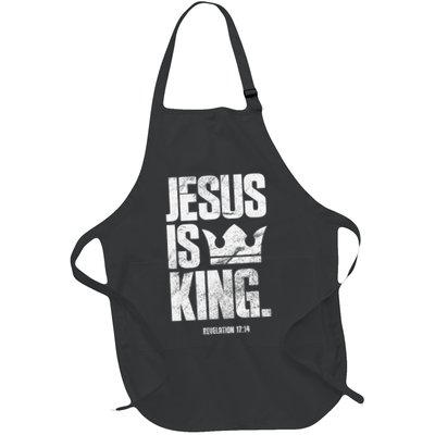 Jesus Is King Christian Bible Scripture Quote Apron