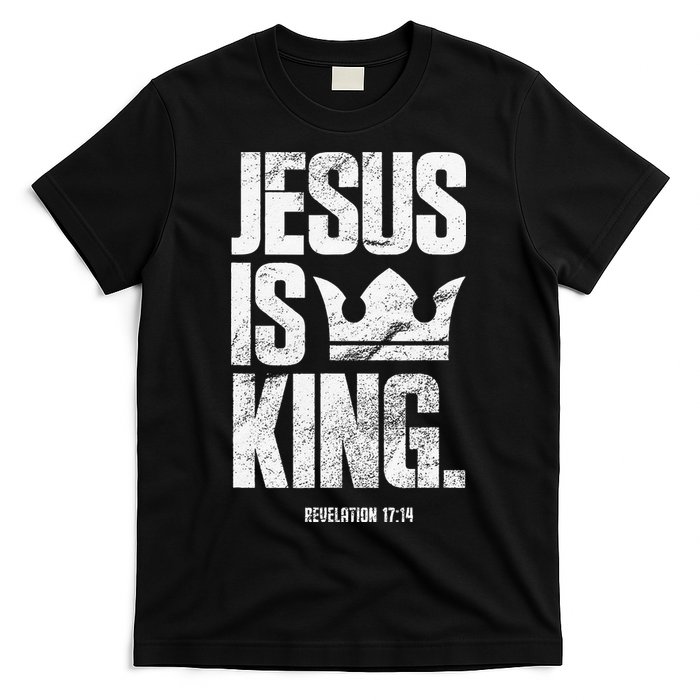 Jesus Is King Christian Bible Scripture Quote T-Shirt