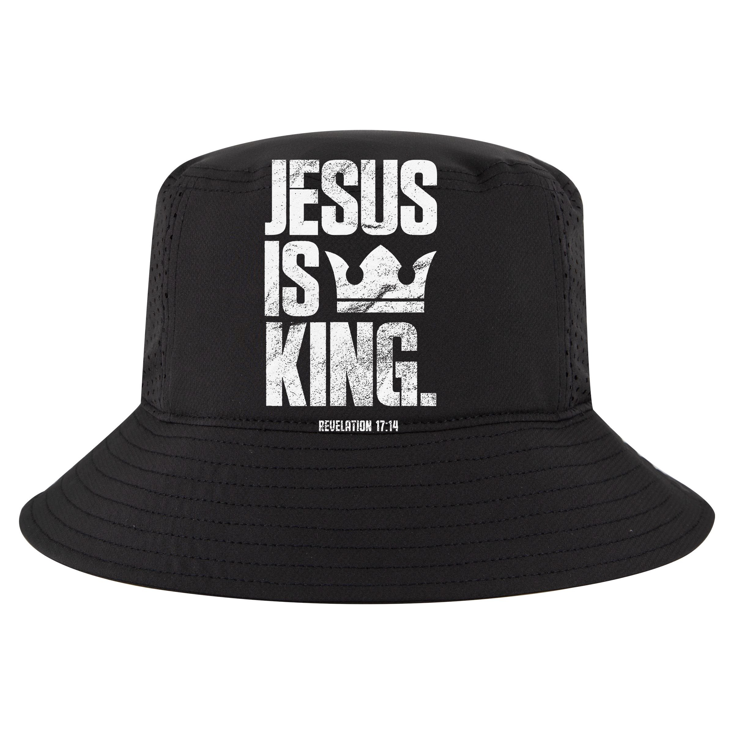 Jesus Is King Christian Bible Scripture Quote Youth Performance Sprint T-Shirt