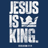 Jesus Is King Christian Bible Scripture Quote Flatbill Hat