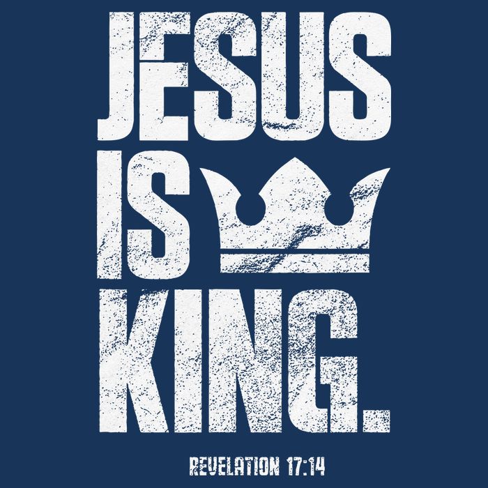 Jesus Is King Christian Bible Scripture Quote Flatbill Hat