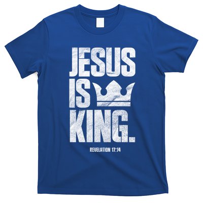 Jesus Is King Christian Bible Scripture Quote Gift T-Shirt