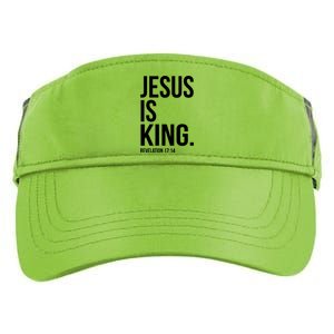 Jesus Is King Bible Scripture Quote Christian Gift Adult Drive Performance Visor