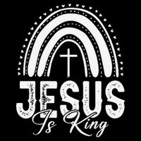 Jesus Is King Subtle Christian Minimalist Religious Flatbill Hat