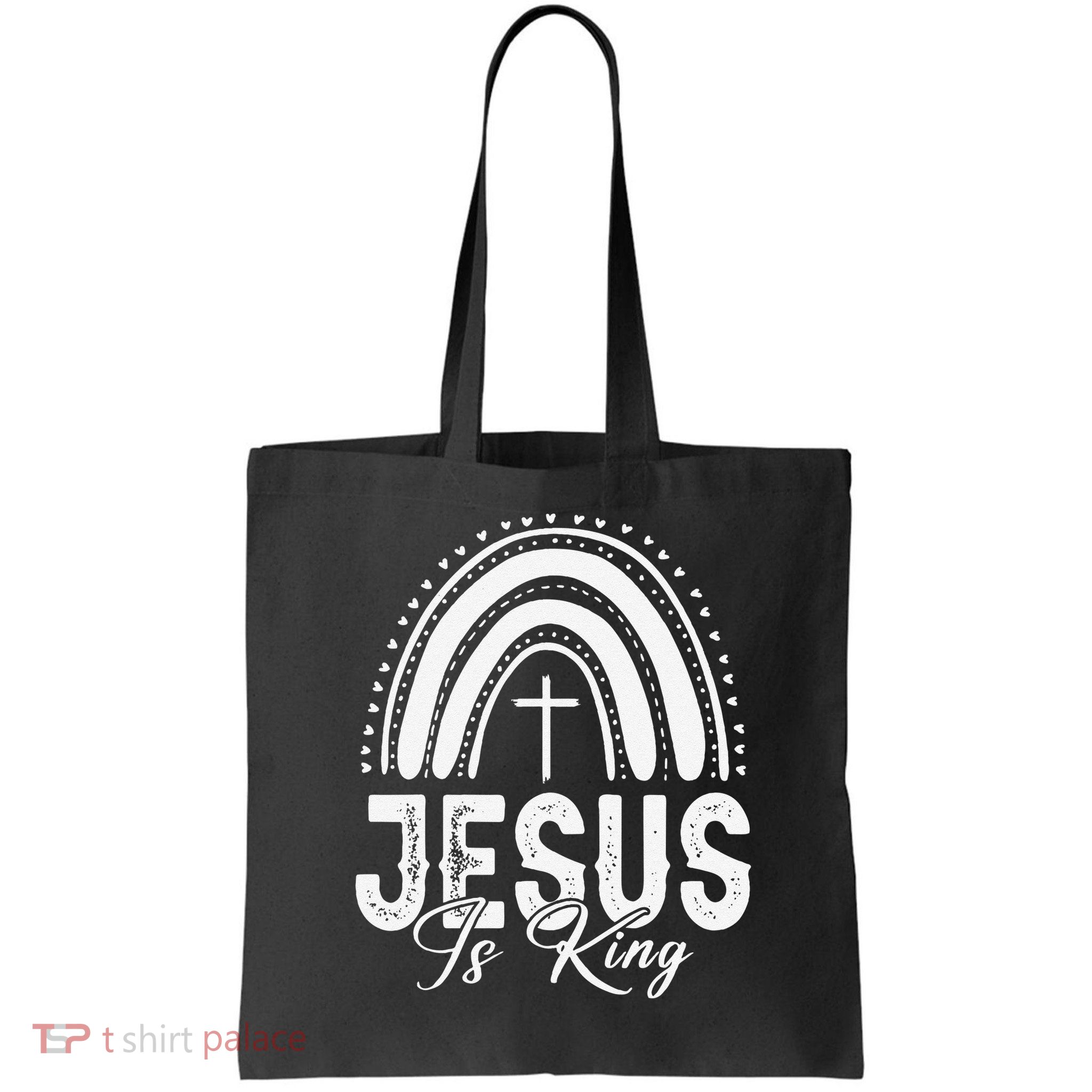 Jesus Is King Subtle Christian Minimalist Religious Bag