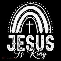 Jesus Is King Subtle Christian Minimalist Religious Visor