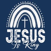 Jesus Is King Subtle Christian Minimalist Religious Infant Baby Jersey Bodysuit