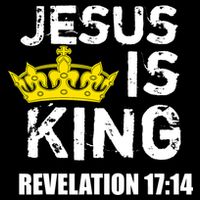 Jesus Is King (Crown) Faith, Cross, Christian Jesus4m3 City Backpack