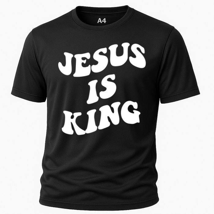 Jesus Is King Aesthetic Trendy Cooling Performance Crew T-Shirt