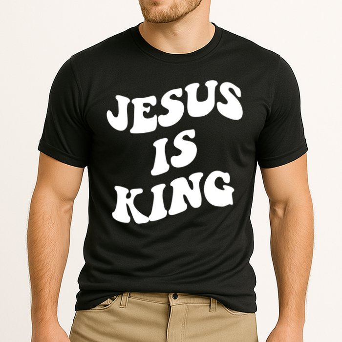 Jesus Is King Aesthetic Trendy Cooling Performance Crew T-Shirt