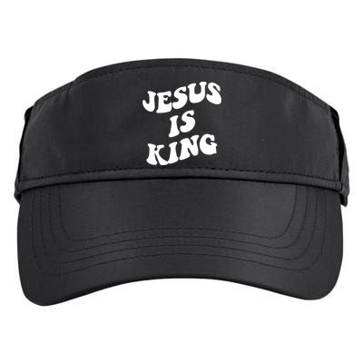 Jesus Is King Aesthetic Trendy Adult Drive Performance Visor