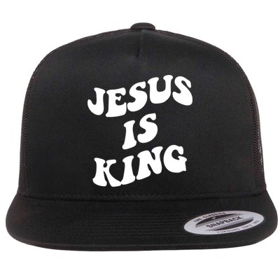 Jesus Is King Aesthetic Trendy Flatbill Hat