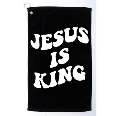 Jesus Is King Aesthetic Trendy Golf Towel