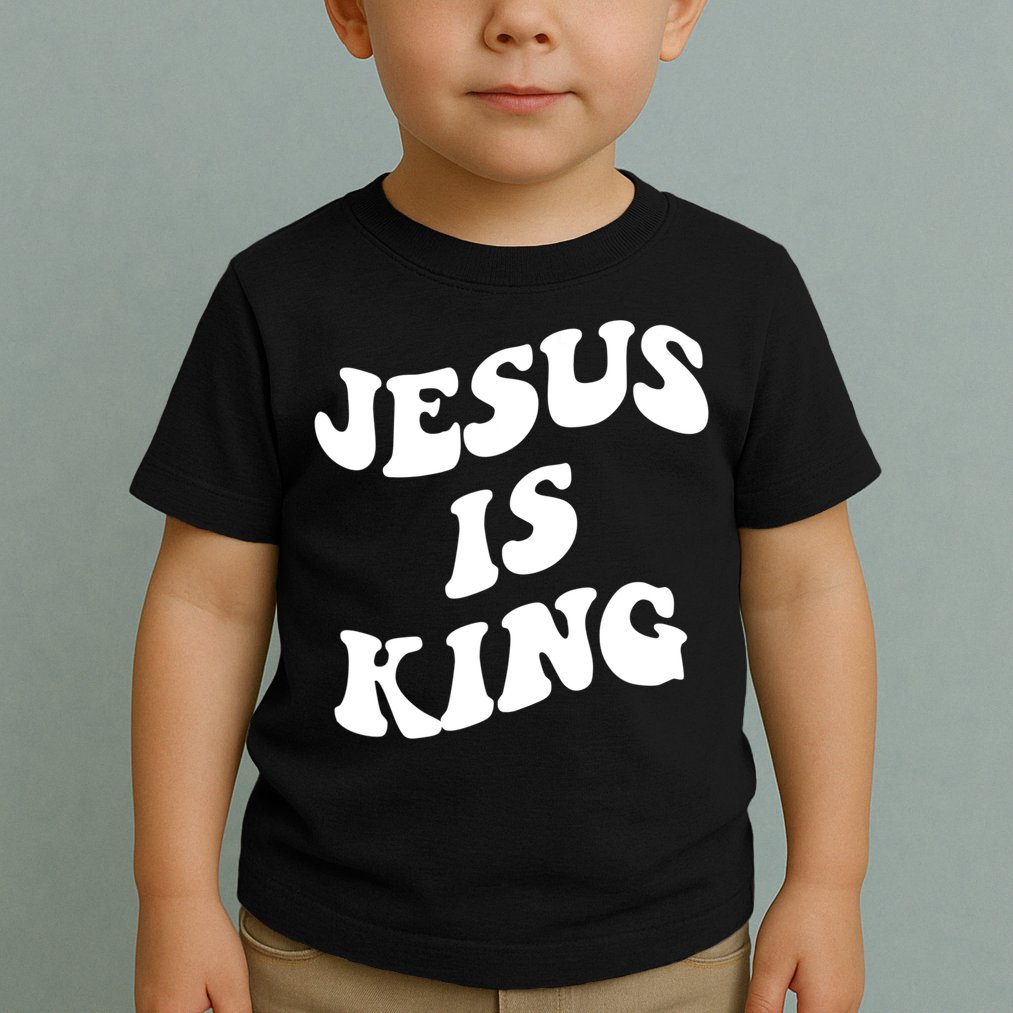 Jesus Is King Aesthetic Trendy Toddler T-Shirt