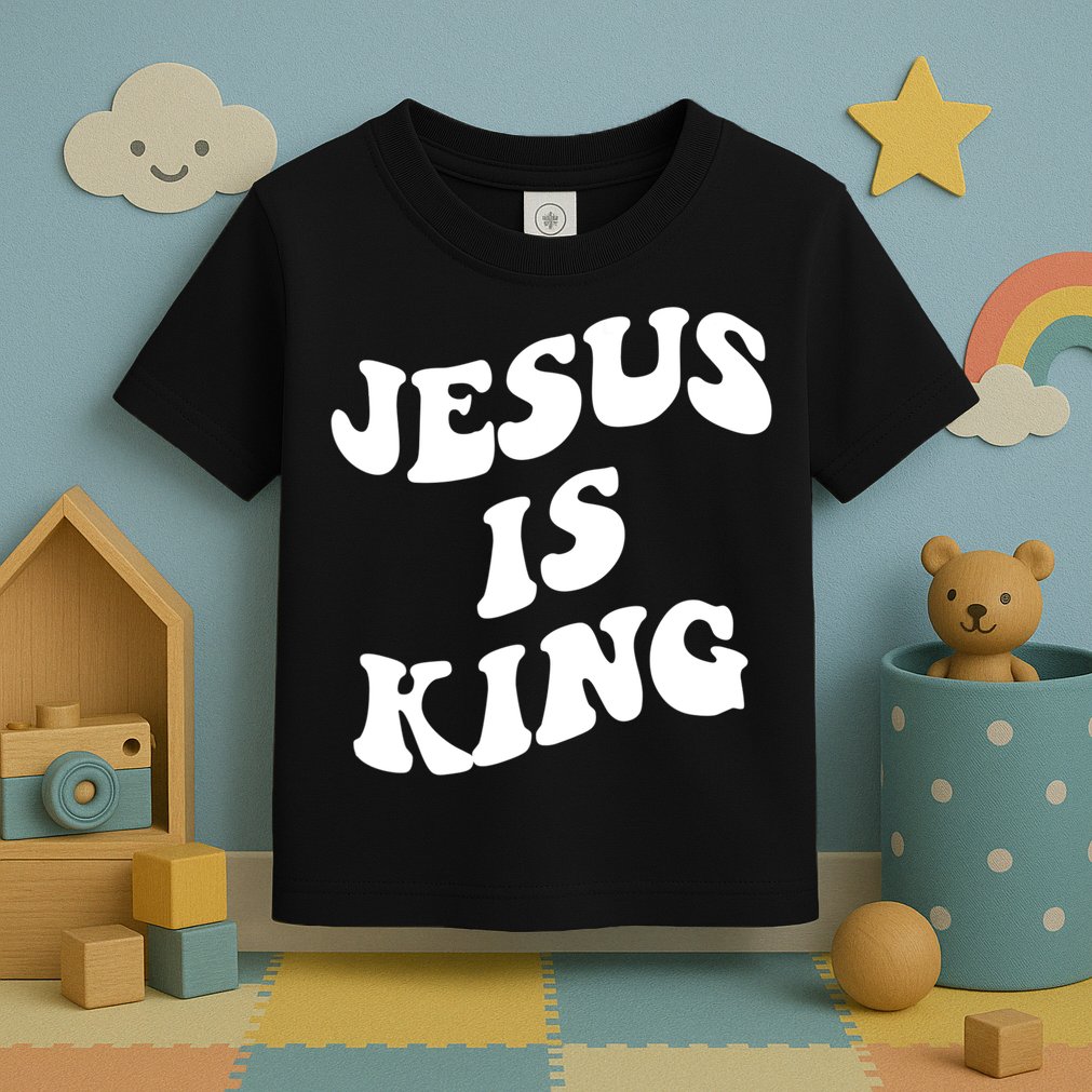 Jesus Is King Aesthetic Trendy Toddler T-Shirt