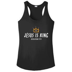 Jesus Is King Christ Is King King Of Kings Lord Of Lords Ladies PosiCharge Competitor Racerback Tank