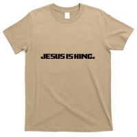 Jesus Is King. King Of Kings: Minimalist Faith Christian Catholic T-Shirt