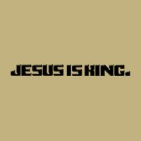 Jesus Is King. King Of Kings: Minimalist Faith Christian Catholic T-Shirt