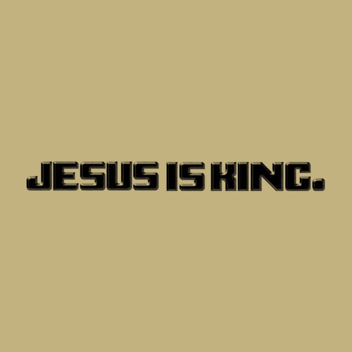 Jesus Is King. King Of Kings: Minimalist Faith Christian Catholic T-Shirt