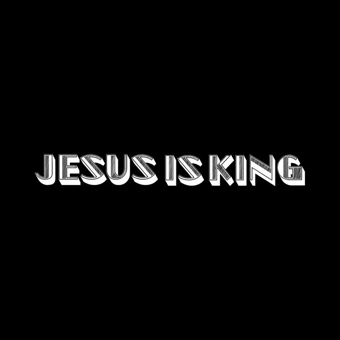 Jesus Is King. Embossed Minimalist Faith Christian Catholic Baby Bodysuit