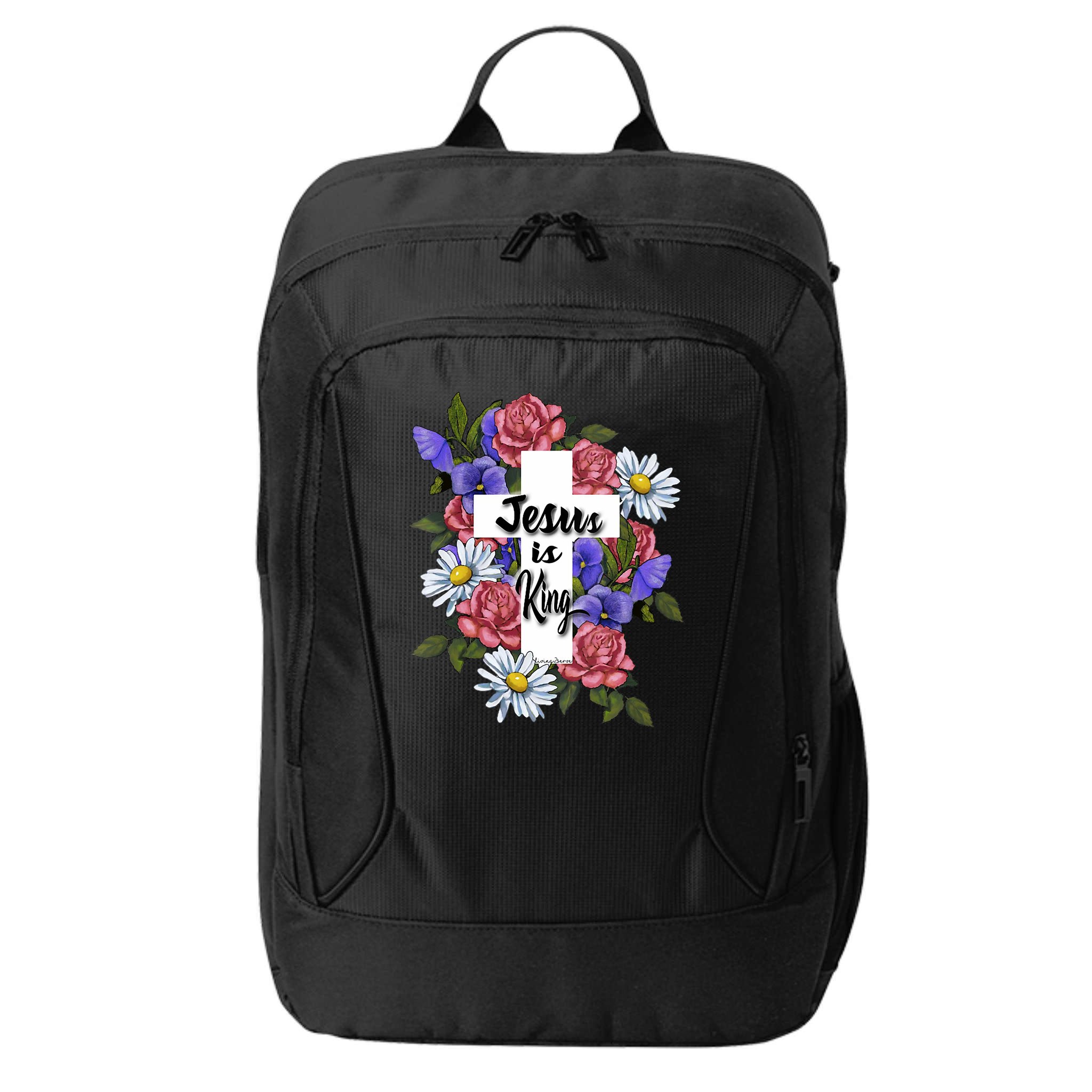 Jesus Is King Jesus Christian City Backpack