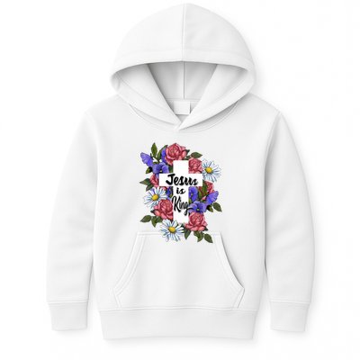 Jesus Is King Jesus Christian Kids Hoodie