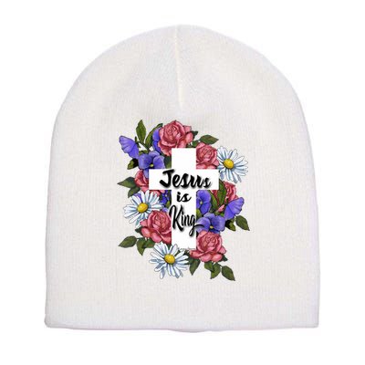 Jesus Is King Jesus Christian Short Acrylic Beanie