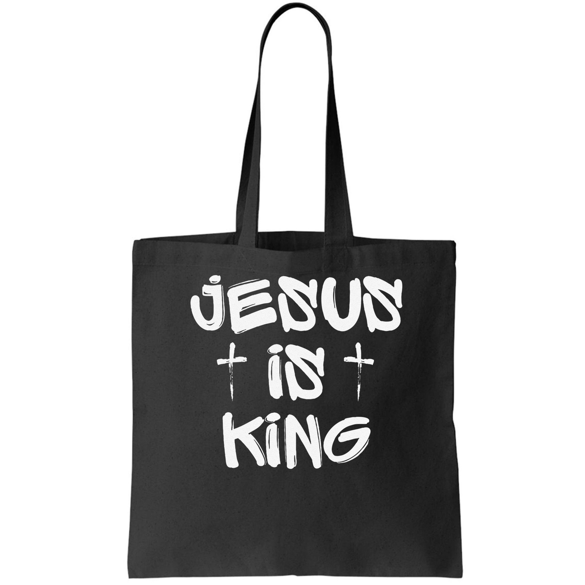 Jesus Is King Graffiti Christian Bible Faith Easter Church Bag