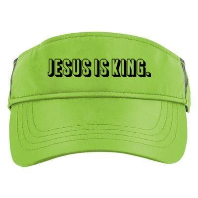 Jesus Is King 3d Simple Font Christian Catholic Christ Adult Drive Performance Visor