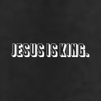 Jesus Is King 3d Simple Font Christian Catholic Christ Trucker Hat