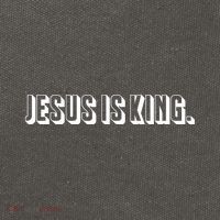 Jesus Is King 3d Simple Font Christian Catholic Christ Cotton Canvas Backpack