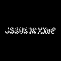 Jesus Is King Embossed Simple Faith Christian Catholic Drawstring Bag