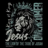 Jesus Is King Lion Of Judah Bible Faith Graphic Christian Cooling Performance Crew T-Shirt
