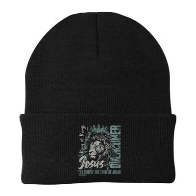 Jesus Is King Lion Of Judah Bible Faith Graphic Christian Beanie