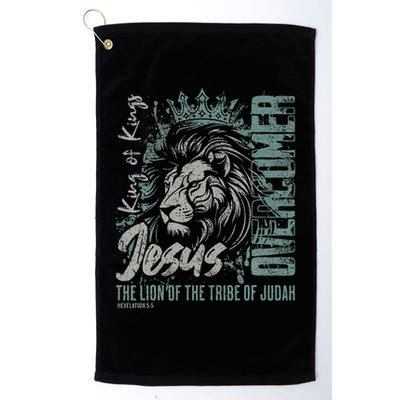 Jesus Is King Lion Of Judah Bible Faith Graphic Christian Golf Towel