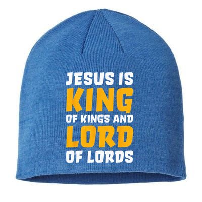 Jesus Is King Lord Women Bible Verse Christian Sustainable Beanie