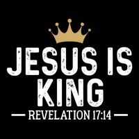 Jesus Is King Revelation 17:14 Christian Quote Religious Sustainable Bucket Hat