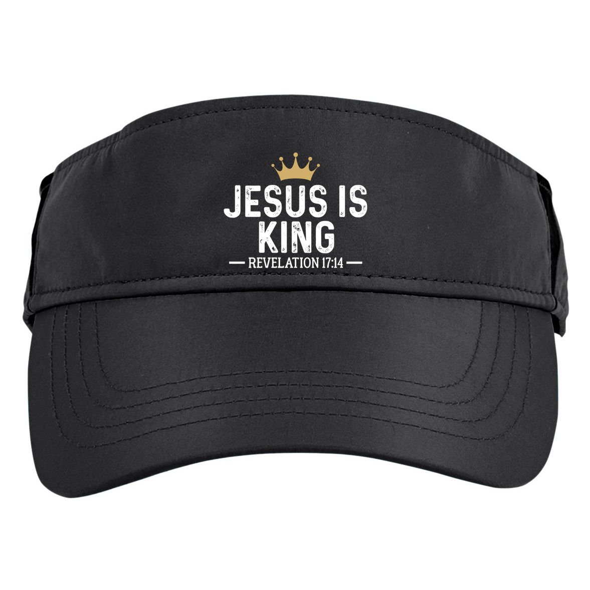 Jesus Is King Revelation 17:14 Christian Quote Religious Adult Drive Performance Visor
