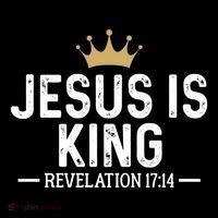 Jesus Is King Revelation 17:14 Christian Quote Religious Wool Snapback Cap