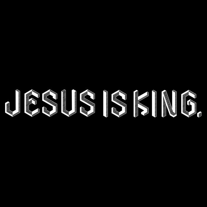Jesus Is King Embossed Church Faith Christian Catholic Flatbill Hat