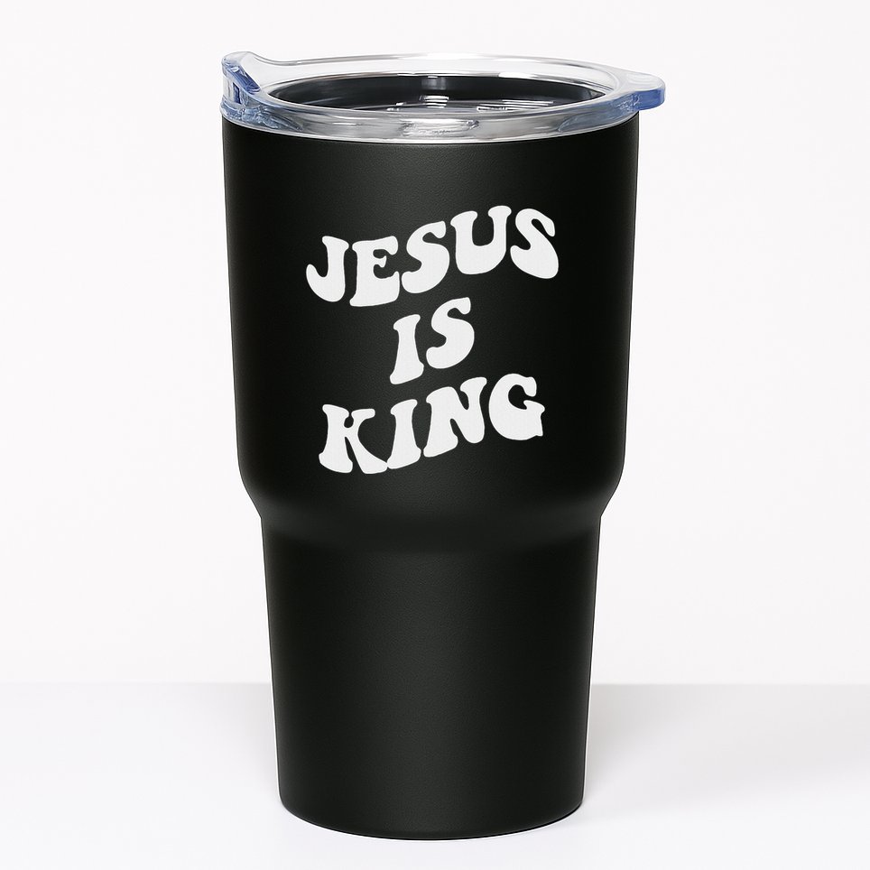 Jesus Is King Aesthetic Trendy Tumbler
