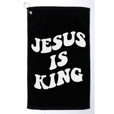 Jesus Is King Aesthetic Trendy Golf Towel