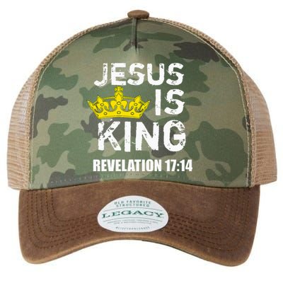 Jesus Is King Faith God Christian Jesus4m3 Legacy Tie Dye Trucker Hat