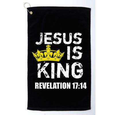 Jesus Is King Faith God Christian Jesus4m3 Golf Towel