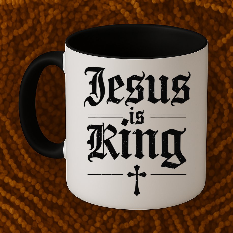 Jesus Is King Christian Best Godson Ever Mug