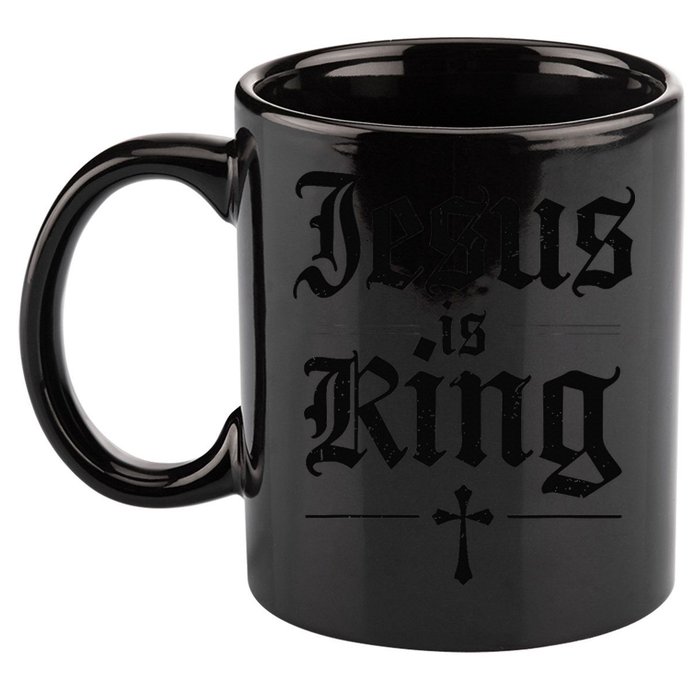 Jesus Is King Christian Best Godson Ever 11oz C Handle Ceramic Mug