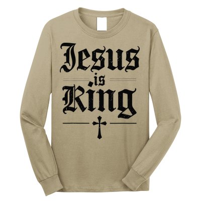 Jesus Is King Christian Best Godson Ever Long Sleeve Shirt