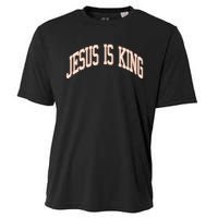 Jesus Is King Love Like Jesus Aesthetic Retro Vintage Women Cooling Performance Crew T-Shirt