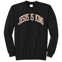 Jesus Is King Love Like Jesus Aesthetic Retro Vintage Women Sweatshirt