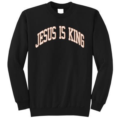 Jesus Is King Love Like Jesus Aesthetic Retro Vintage Women Sweatshirt